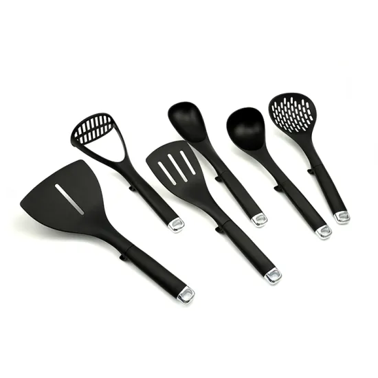 6-Piece Nylon Kitchen Utensil Set with Stand: Durable Cooking Tools for Your Culinary Needs