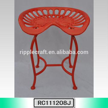 2016 Hot Selling Bar Furniture Orange Wrought Iron Barstool