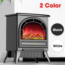 1800W 220V Electric Fireplace Heater 3D Simulation Fires Electric Fireplace Heater Vertical Heater Household Office Home