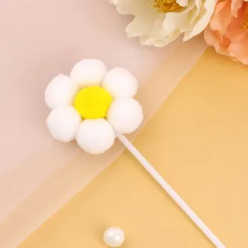 New Design Paper Fans Cake Toppers for Baby Shower and Birthday Party Decorations