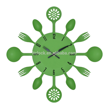 Forks&Spoons clock with silent movement