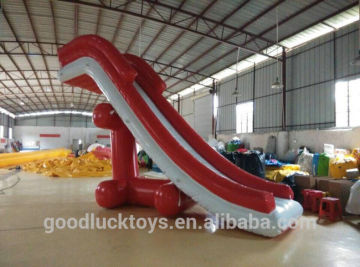 Giant Inflatable Yacht Water Slide for boat, sealed water slide, inflatable yacht floating water slide