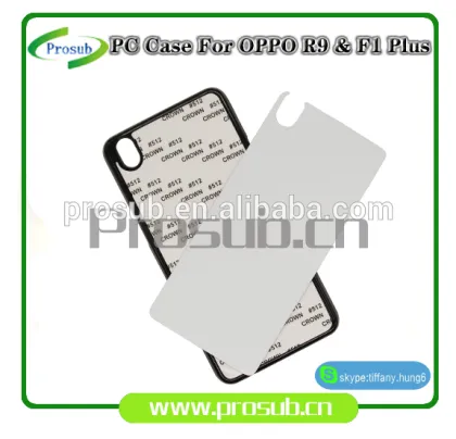 sublimation heat transfer PC plastic blank diy cell phone case cover skin for Prosub-OPPO R9