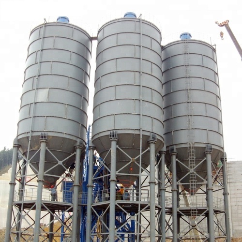 Silo de cemento para planta de lotes de concreto de alto rendimiento