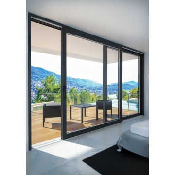 Hurricane impact aluminium sliding doors