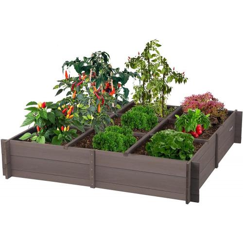 Macetero de jardín de cama elevada para verduras