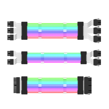 PSU Extension RGB Cable ATX 24pin 24cm For PC Case Power SupplyAura Sync" 

However, to make it more concise and SEO-friendly, you might consider:

"RGB PSU Extension Cable ATX 24pin 24cm Aura Sync