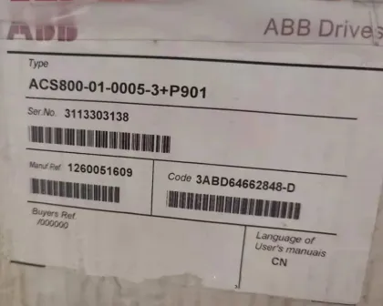 ACS800-01-0020-3+P901 ABB ACS800 Universal Driver Modules