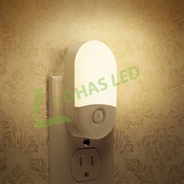 LOHAS Modern Kids Nightlights - Dimmable LED Wall Plug-in Night Lamps with Smart Light Sensor