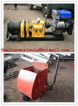 Asia Cable pulling winch, CABLE LAYING MACHINES,Cable bollard winch