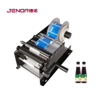 JENOR Semi Automatic Wine Bottle Sticker Labeling Machine