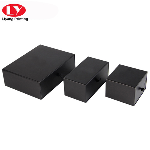 Cutie cadou pentru parfumuri de carton de lux Black Slide Black Slide