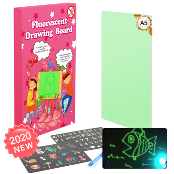 Suron Magic Luminous Drawing Board dengan pena fluorescent