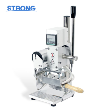 Manual Mini Hot Foil Stamping Machine for Leather Logo Embossing (Gold and Silver Foil)