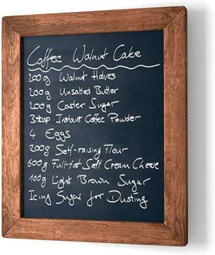 Wooden Wall Hanging Chalkboard With Solid Wood Frame