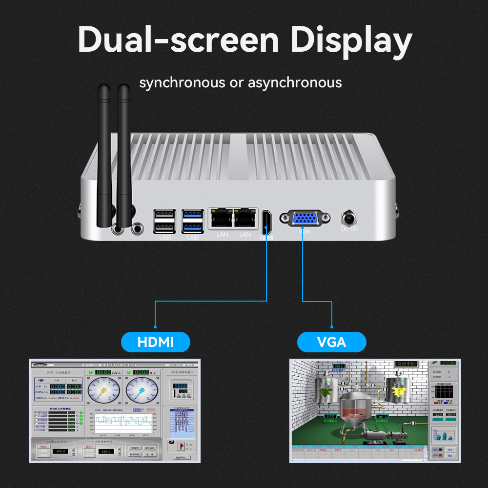 X26w 2 LAN 2COM Industrial Fanless PC