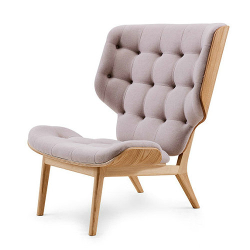 Réplique Mammoth chaise en bois cintré haute aile chaise