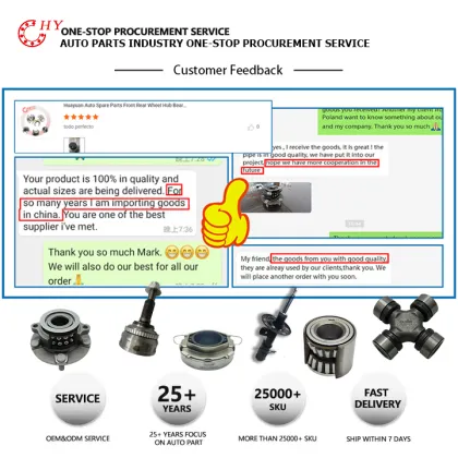 OE No DAC40750039 Wheel Hub Bearing Assembly for Great Wall Tengyi C30/C20/Lingao/Lifan X50/Harvard H1/Yingzhi 737