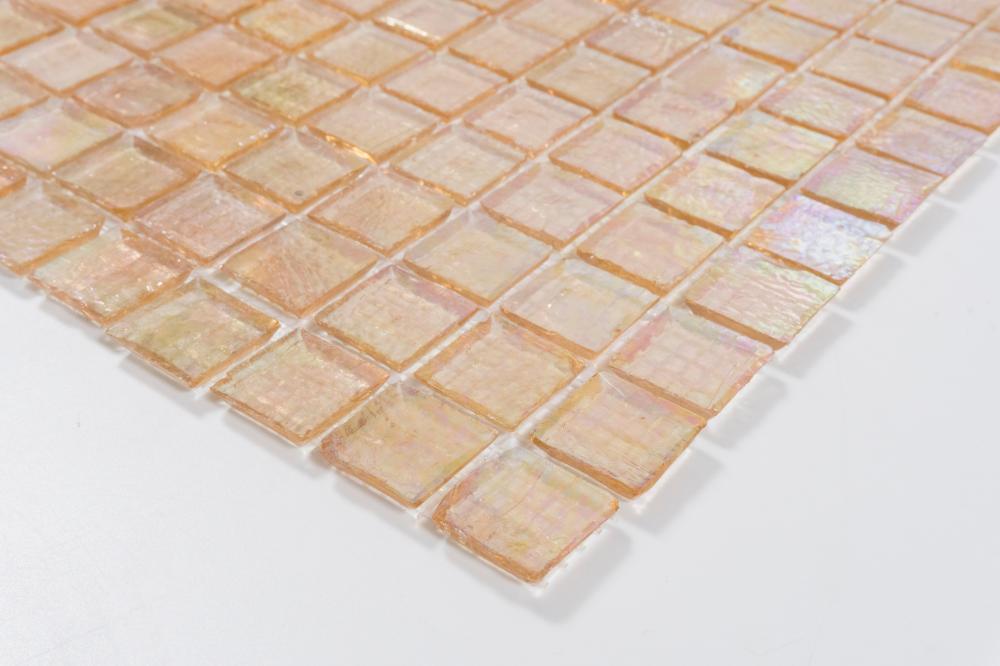 Pink Edes Chipping Honey Berry Glass Mosaic Nf411 Detail