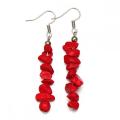 Boucles d&#39;oreilles en pierre en pierre naturelle pour les femmes boucles d&#39;oreilles à crochet de chakra et boucles d&#39;oreilles en pierre de pierre précieuse chakra