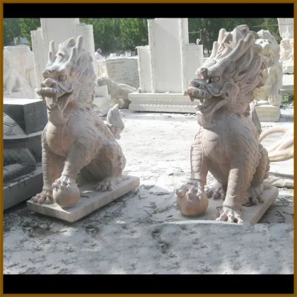 Hebei factory carved white marble stone dragon statue sculpture