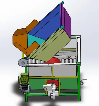 Broad bean Batch Frying Machine