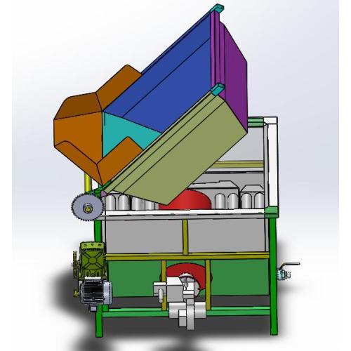 Gas Erdnuss -Batch -Frittiermaschine