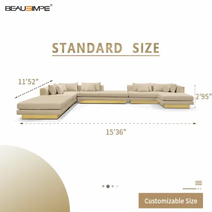 Elegant BOCA Du LOBu LAPIAZ Modular Sofa
