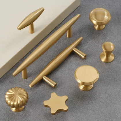 solid copper cupboard handles