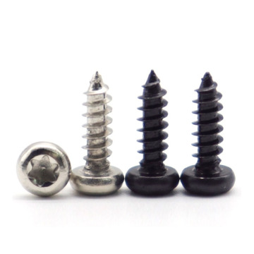 Wholesale Torx Pan Head Tapping Screws in Stainless Steel 304 (A2 Inox) for Plastic Applications - M4 Half Thread Flat Head Screws