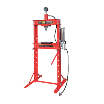 20T Hydraulic and Air Shop Press with Gauge
