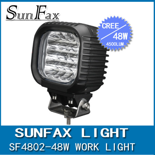 Best sale! 12/24v IP67 spot/flood beam Auto led Work lamp 48W Led Work Light for trailer