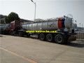 19m3 21ton Sulfuric axit phân phối xe tăng Trailers