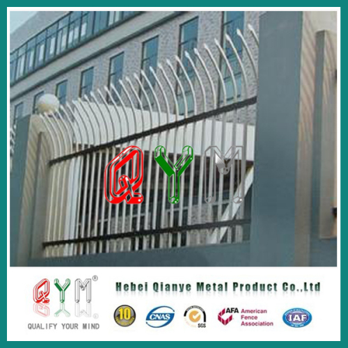 Qym Hot Sale Powder Coated Picket Fence