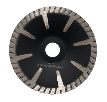 Lama di taglio a diamante curva da 5 pollici per granito - OEM D125mm disponibile