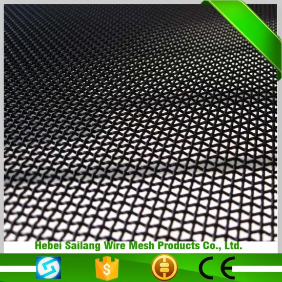 Low carbon steel weave mesh type stainless steel security mesh