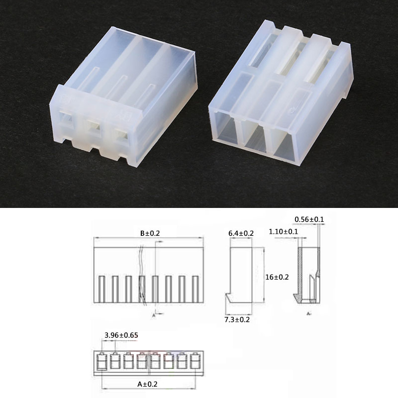 50Pcs/lot connector CH3.96 3.96 Housing Pitch:3.96MM 0.156inch 2Y 3Y 4Y 5Y 6Y 7Y 8Y 9Y 10Y Plug