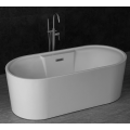 Soaking Tub Hardware Eco-friendly White Acrylic Adult Freestanding Bathtub