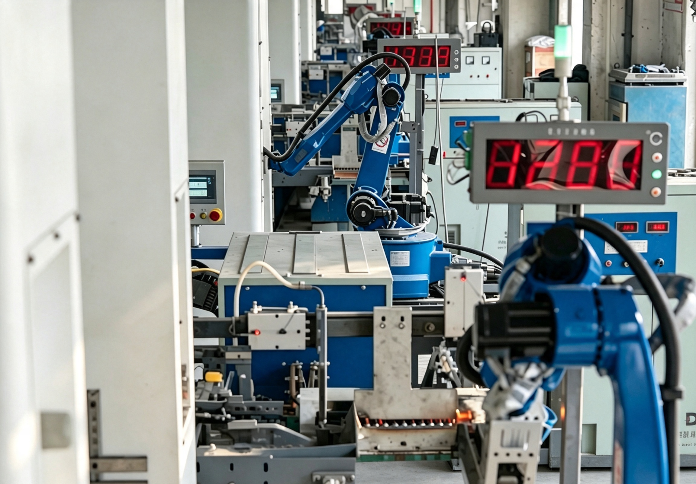 Auxiliary robotic arm for railway fastener production line Auxiliary robotic arm for railway fastener production line