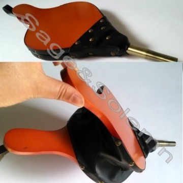 Home Use Fireplace Bellows with Wood and Leather material