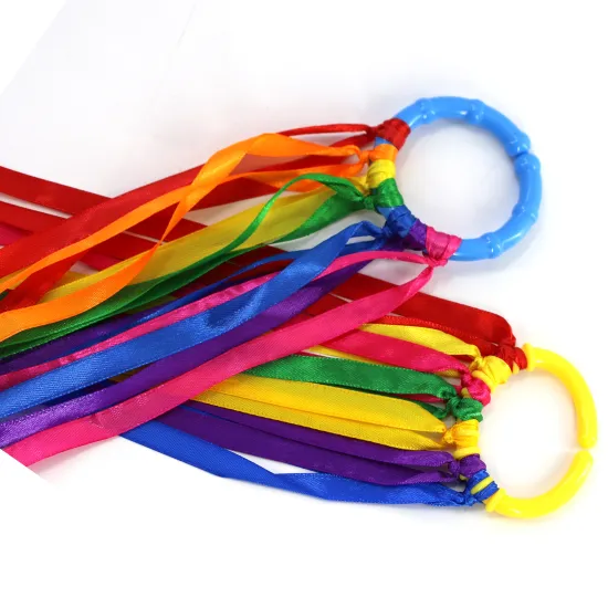 Exploring Creative Play: Ribbon Kite Wooden Toys for Boy and Girl - Montessori Educational Sensory Fun