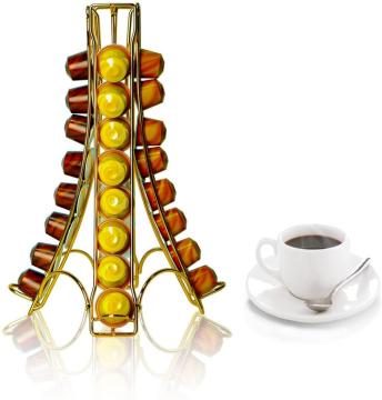 32 pezzi Porta della capsula del caffè dorato