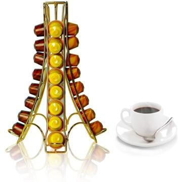 32 Pcs Golden Coffee Capsule Holder