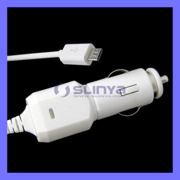 2A Micro Car Charger with 1m Cable for Samsung Galaxy S3 S4, HTC, Blackberry, Car Adapter