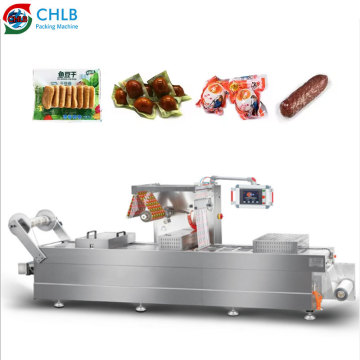 เครื่องบรรจุหีบห่อ thermoforming อัตโนมัติสำหรับเนื้อสัตว์สดและวางเนื้อสัตว์