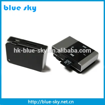 Hot selling clip MP3 Player, portable car audio mp3 cd player adapter