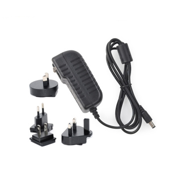 12V 2A Wall verwisselbare plug -power adapters