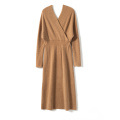 Cashmere knit dress for women