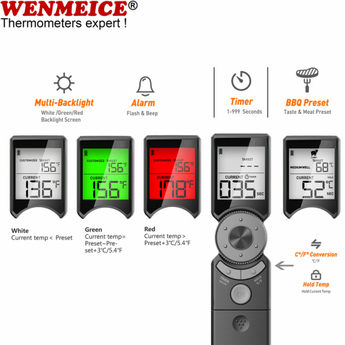 Smart Instant Read Meat Thermometer Digital με χρονοδιακόπτη