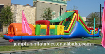 colorful bulky commercial inflatable bouncer